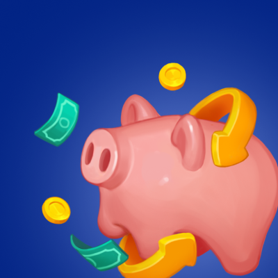 Cashback até 25%.
